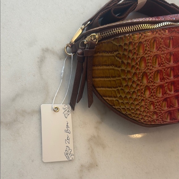 Zou Bisou Red and Brown Women's Crossbody Bag-NWT - Picture 2 of 5